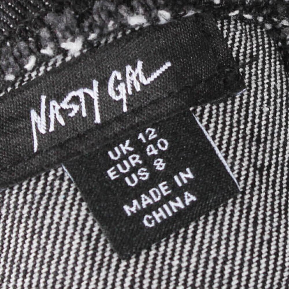 Nasty Gal Star Hotfix Denim Playsuit, NWT, Size 8 - Picture 8 of 9